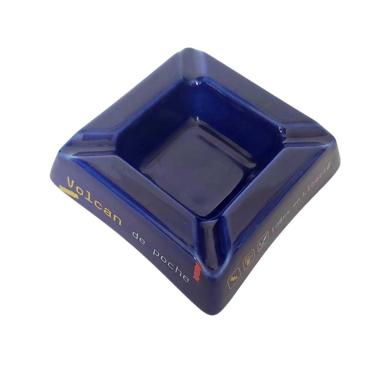 Gauloises Reklame-asbakke Vulp van Keramiek Blauw – photo 2